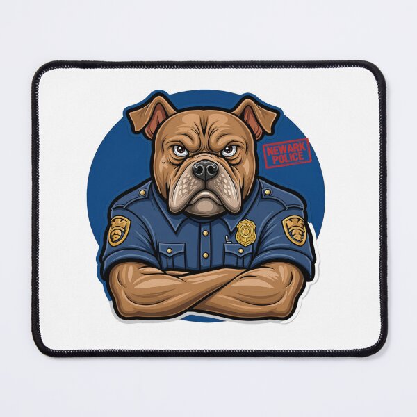 Item preview, Newark Police Bulldog Officer T-Shirt, K9 Unit Gift, Police Department Graphic Tee designed and sold by pawsome purrfect.