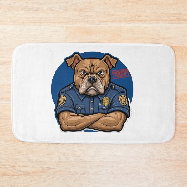Item preview, Newark Police Bulldog Officer T-Shirt, K9 Unit Gift, Police Department Graphic Tee designed and sold by pawsome purrfect.