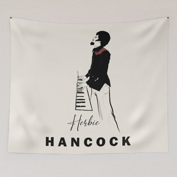 Item preview, Herbie Hancock Minimalist Poster | Jazz Piano Wall Art | Contemporary Music Illustration | Modern Jazz Print designed and sold by FULLER FACTORY.
