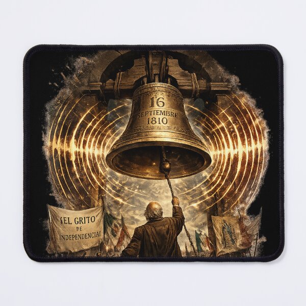 Item preview, El Grito De Independencia Bell September 16 1810 Mexican Independence Day Art designed and sold by irfanshikh.