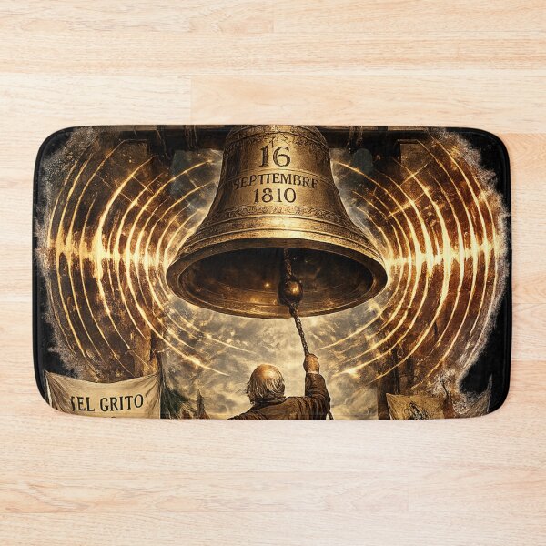 Item preview, El Grito De Independencia Bell September 16 1810 Mexican Independence Day Art designed and sold by irfanshikh.