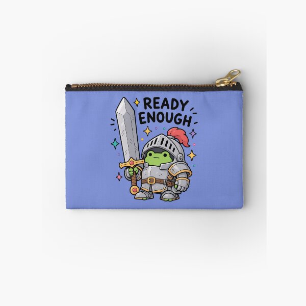 Item preview, Ready Enough Knight Frog Sticker designed and sold by MonkiFlipp.