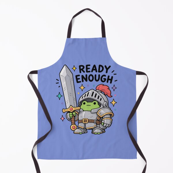 Item preview, Ready Enough Knight Frog Sticker designed and sold by MonkiFlipp.