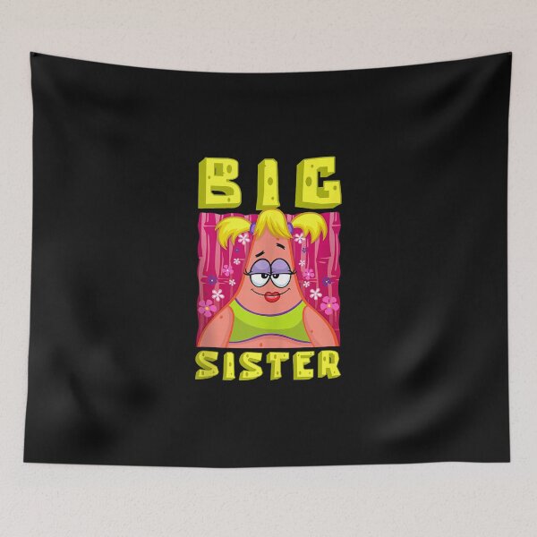 Item preview, SpongeBob Big Sister Funny Prank Girls Patrick Star Makeup Tank Top designed and sold by KorulaxTor.