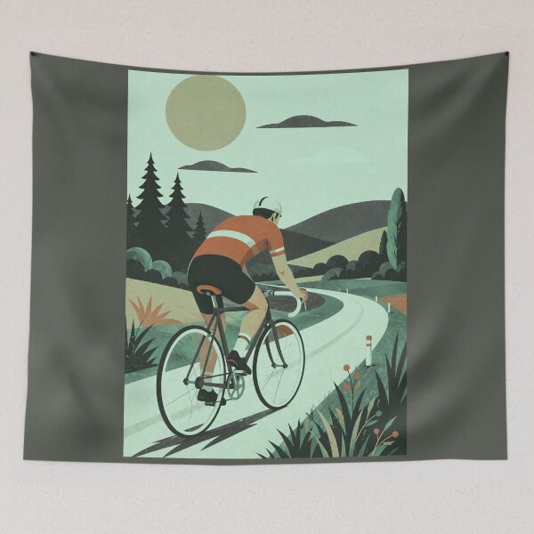 Item preview, The Ride — Golden Path / green designed and sold by WanderEastArt.