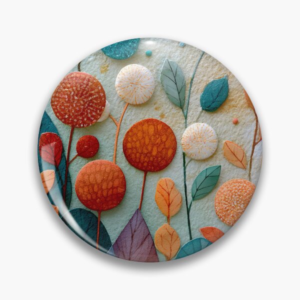 Item preview, Abstract Autumn Botanical Garden – Modern Scandinavian Nature Art designed and sold by KAM-KAM-STORE.