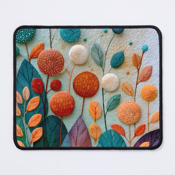 Item preview, Abstract Autumn Botanical Garden – Modern Scandinavian Nature Art designed and sold by KAM-KAM-STORE.
