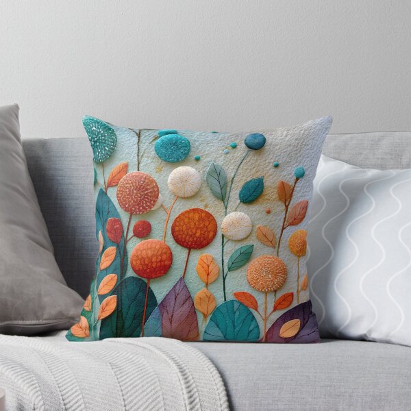 Item preview, Abstract Autumn Botanical Garden – Modern Scandinavian Nature Art designed and sold by KAM-KAM-STORE.