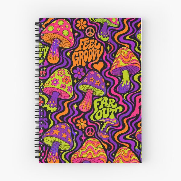 Item preview, Retro Psychedelic Mushroom Design designed and sold by Myra365Art.
