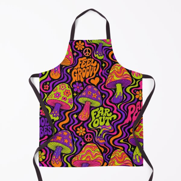 Item preview, Retro Psychedelic Mushroom Design designed and sold by Myra365Art.