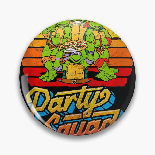 Item preview, Party Squad! TMNT Vintage 80s Pizza Friends Distressed Tank Top designed and sold by KorulaxTor.