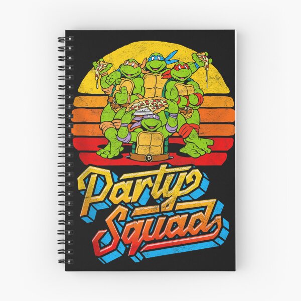 Item preview, Party Squad! TMNT Vintage 80s Pizza Friends Distressed Tank Top designed and sold by KorulaxTor.