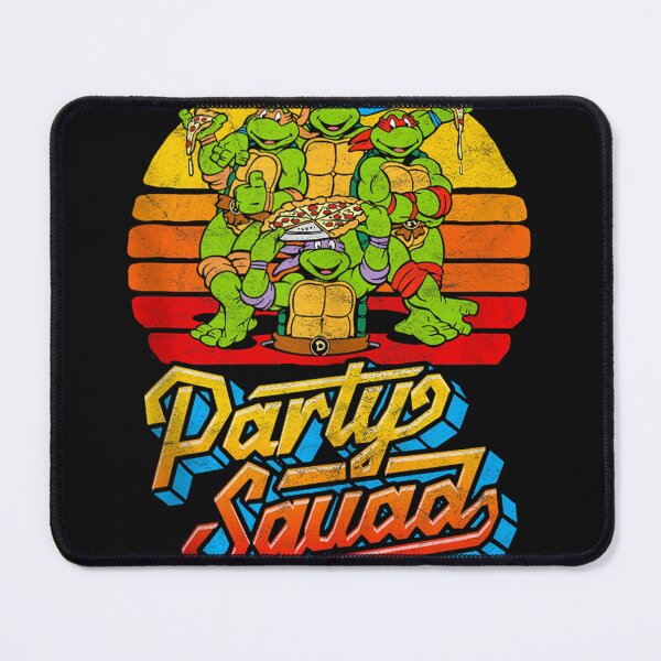 Item preview, Party Squad! TMNT Vintage 80s Pizza Friends Distressed Tank Top designed and sold by KorulaxTor.