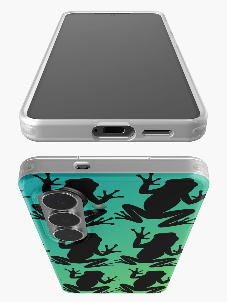 Thumbnail 3 of 4, Samsung Galaxy Phone Case, Frog Pattern designed and sold by GeoGoose.
