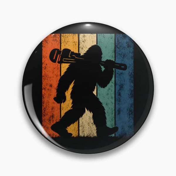 Item preview, Bigfoot Plumber Retro designed and sold by CelidaBonde.