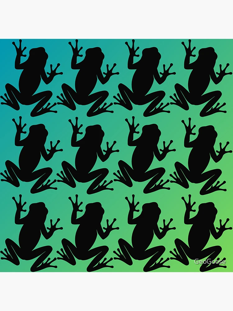 Thumbnail 5 of 5, Coasters (Set of 4), Frog Pattern designed and sold by GeoGoose.
