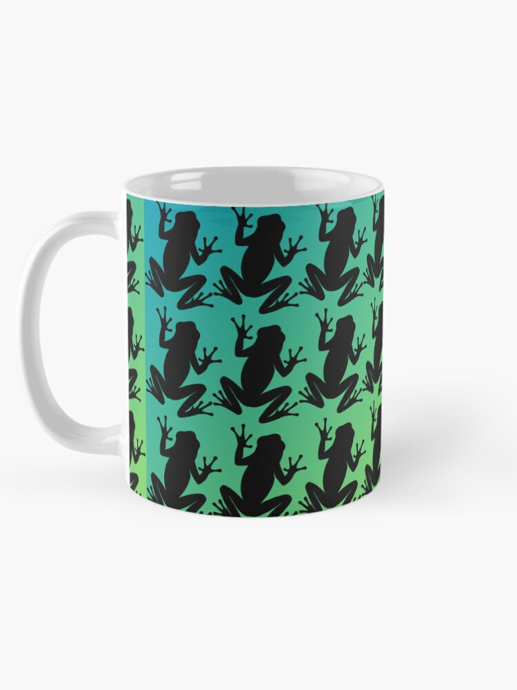 Thumbnail 5 of 6, Coffee Mug, Frog Pattern designed and sold by GeoGoose.