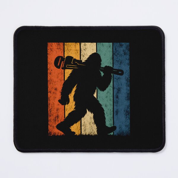 Item preview, Bigfoot Plumber Retro designed and sold by CelidaBonde.