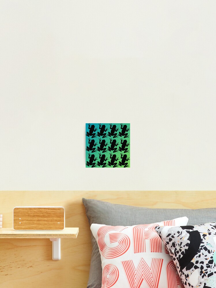 Thumbnail 2 of 3, Photographic Print, Frog Pattern designed and sold by GeoGoose.