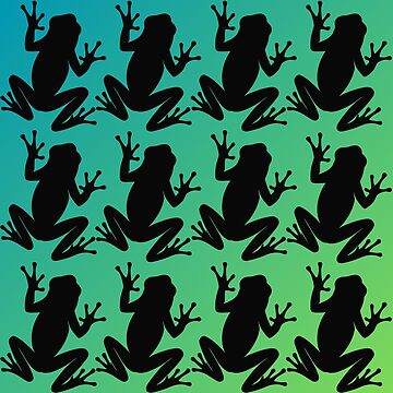 Artwork thumbnail, Frog Pattern by GeoGoose