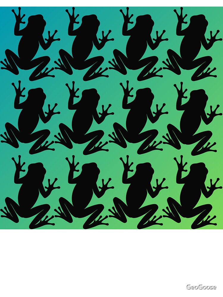 Thumbnail 7 of 7, Oversized T-Shirt, Frog Pattern designed and sold by GeoGoose.