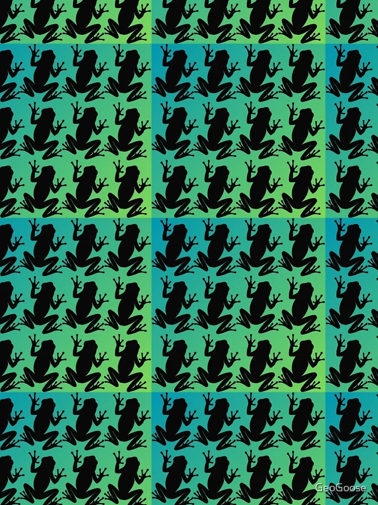 Thumbnail 5 of 5, A-Line Dress, Frog Pattern designed and sold by GeoGoose.