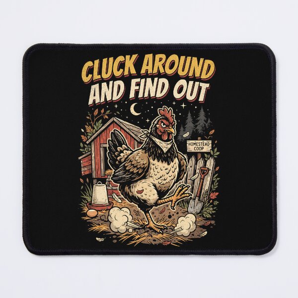 Item preview, Cluck Around And Find Out designed and sold by Gabriela Mihai.