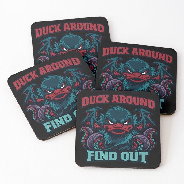 Item preview, Duck Around Find Out Funny Monster Duck Design designed and sold by TeeTimeTreasure.