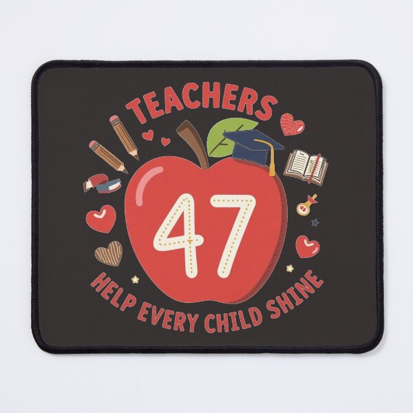 Item preview, Apple 47 Teacher Inspiration designed and sold by Cartoon art with a purpose ❤️ Supporting Althea’s friends .