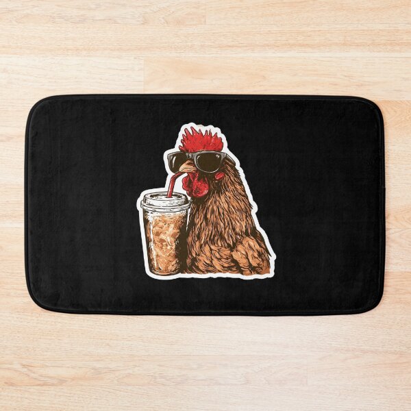 Item preview, Iced Coffee Hen, Funny Gifts For Coffee Lovers designed and sold by Lina Caro.