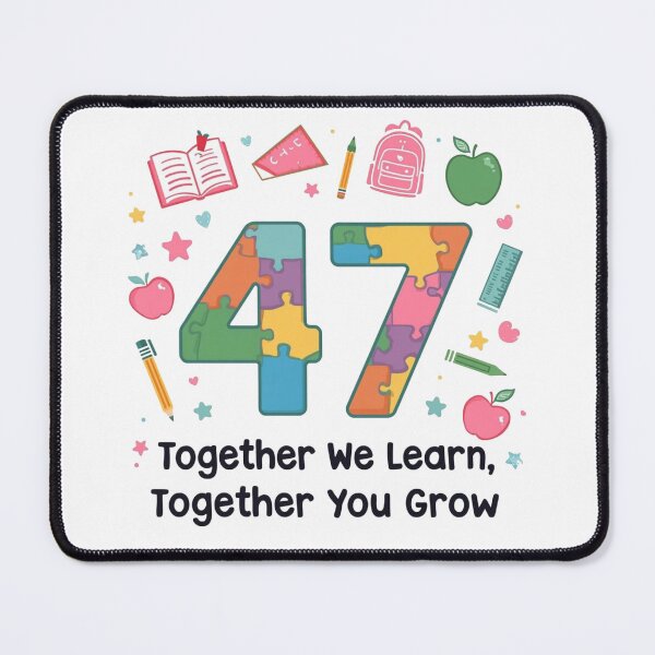 Item preview, Together We Learn 47 | Down Syndrome Awareness designed and sold by Cartoon art with a purpose ❤️ Supporting Althea’s friends .