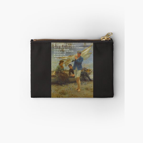 Item preview, Anne Sexton quote:  We all walk softly away. We would stay and be the nurse but there are too many of us and we are too worried to help. designed and sold by artbleed.