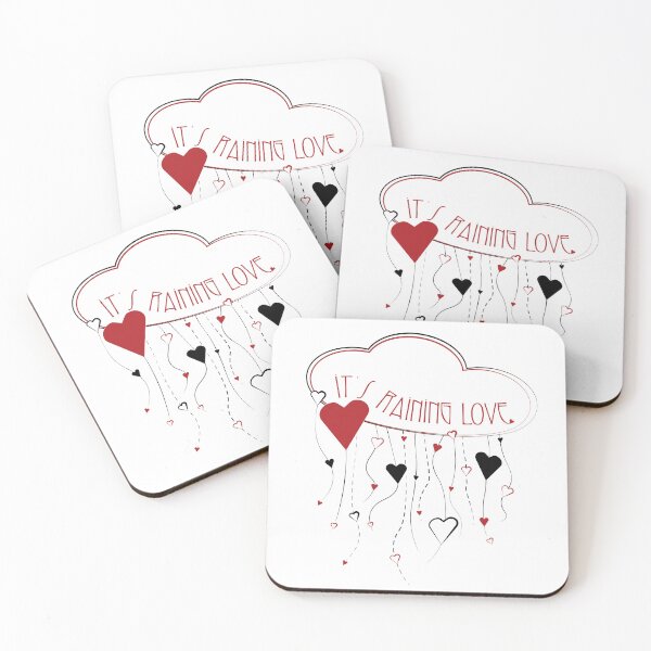 Item preview, It's raining love, cloud with hearts designed and sold by MadebyDi.