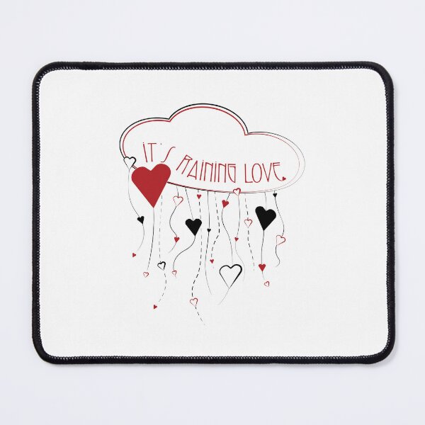 Item preview, It's raining love, cloud with hearts designed and sold by MadebyDi.