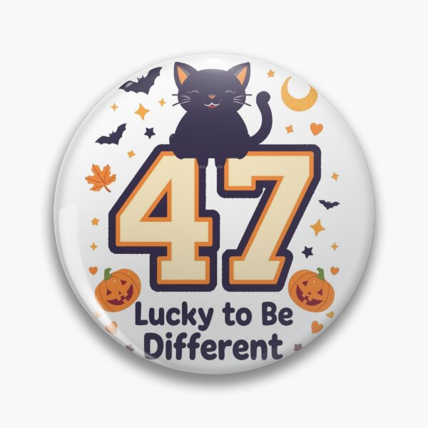 Item preview, Lucky to Be Different | Black Cat & 47 Chromosomes | Down Syndrome Halloween Design designed and sold by Cartoon art with a purpose ❤️ Supporting Althea’s friends .