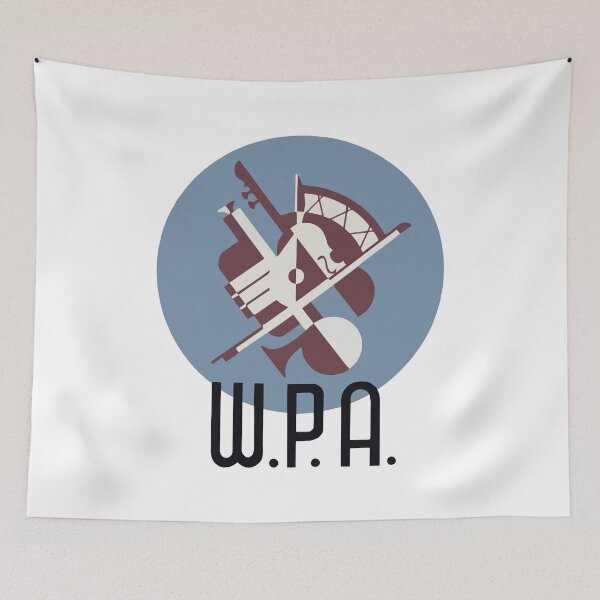 Item preview, Cozy Works Progress Administration Band bRainy Day designed and sold by Aninature.