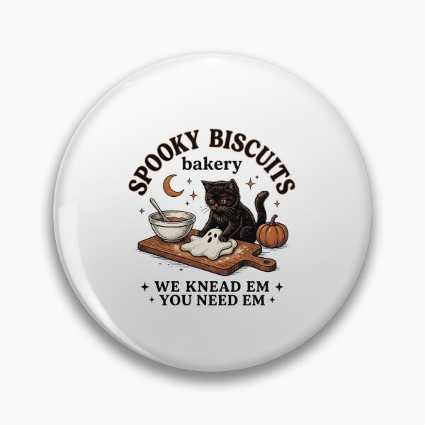 Item preview, Spooky Biscuits Bakery Cute Black Cat Baking Ghost Halloween designed and sold by raedattia.