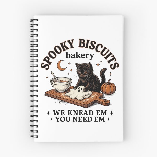 Item preview, Spooky Biscuits Bakery Cute Black Cat Baking Ghost Halloween designed and sold by raedattia.