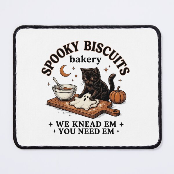 Item preview, Spooky Biscuits Bakery Cute Black Cat Baking Ghost Halloween designed and sold by raedattia.
