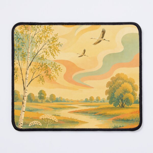 Item preview, Wetland Dreams - River Landscape designed and sold by WanderEastArt.