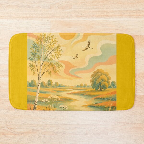 Item preview, Wetland Dreams - River Landscape designed and sold by WanderEastArt.