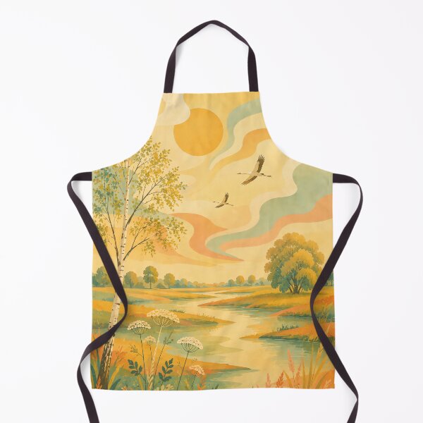Item preview, Wetland Dreams - River Landscape designed and sold by WanderEastArt.