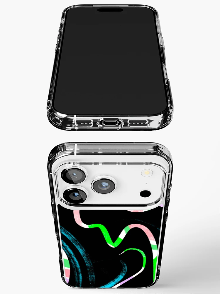 Thumbnail 3 of 5, iPhone Case, Rainbow tide 1, designed and sold by Roco47.