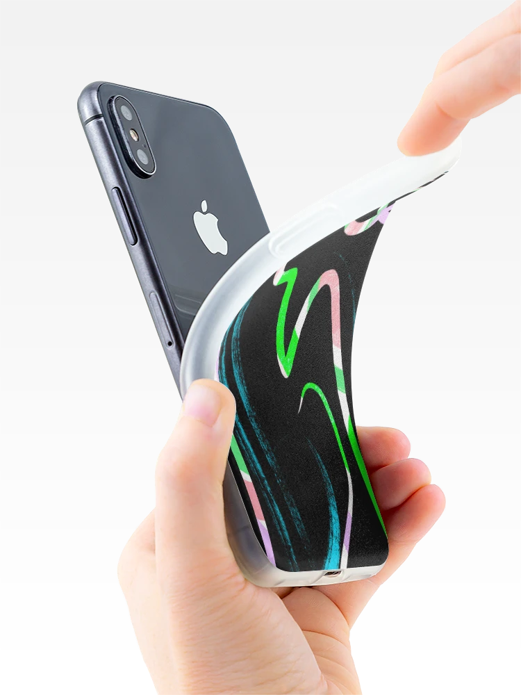Thumbnail 4 of 5, iPhone Case, Rainbow tide 1, designed and sold by Roco47.