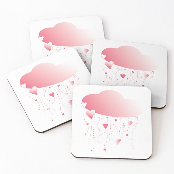 Item preview, It's raining love, dreamy cloud with hearts designed and sold by MadebyDi.