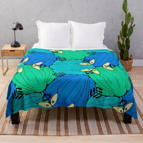 Item preview, Frogs II (Cool Cold Blues) designed and sold by stevepriest.