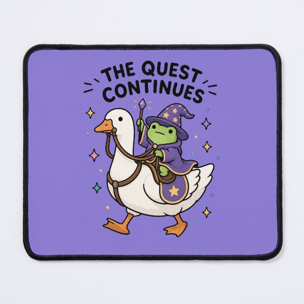 Item preview, The Quest Continues Wizard Frog designed and sold by MonkiFlipp.