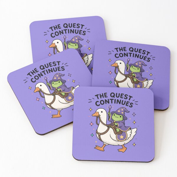 Item preview, The Quest Continues Wizard Frog designed and sold by MonkiFlipp.