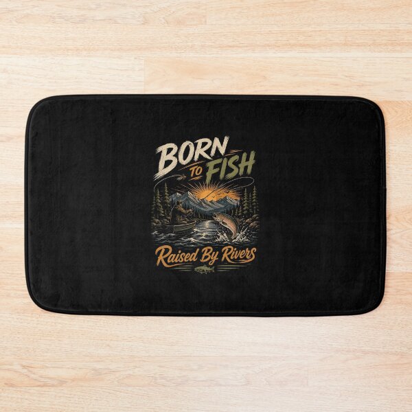 Item preview, Born To Fish Raised By Rivers Trout Fishing T-Shirt designed and sold by JIMBOEE.