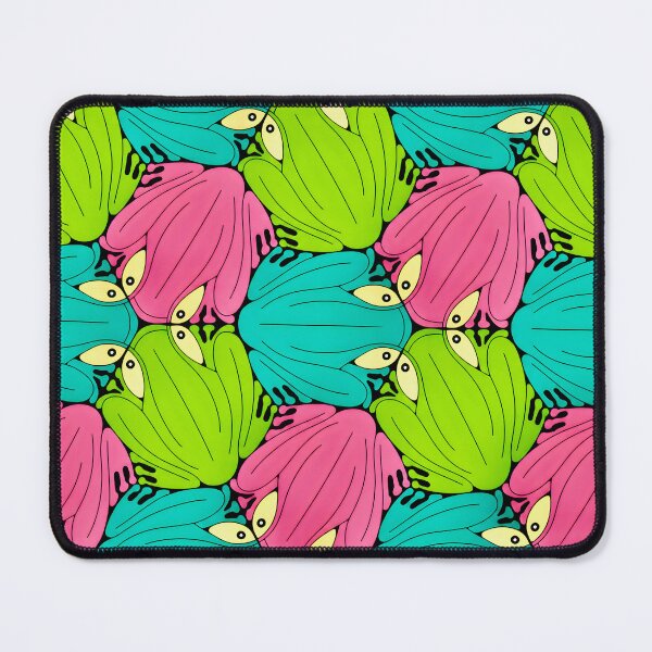Item preview, Frogs II (Pink Teal Green) designed and sold by stevepriest.